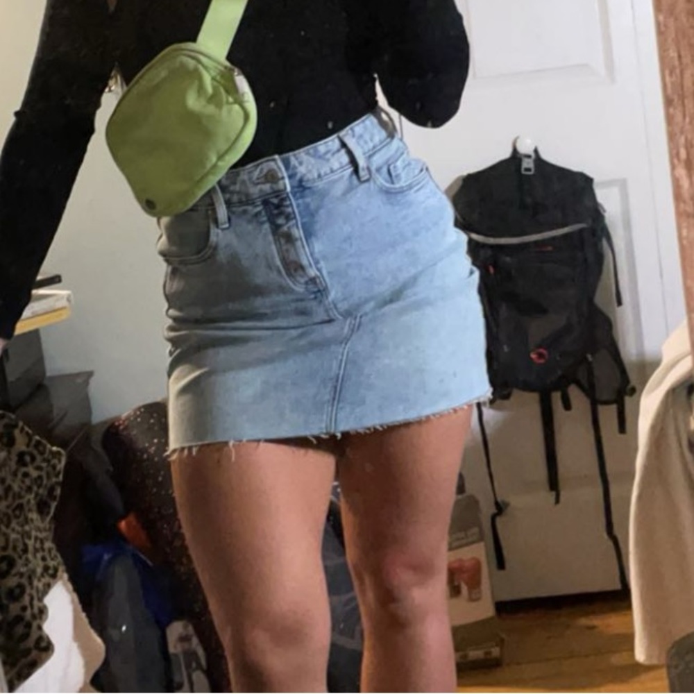 Light Denim Skirt